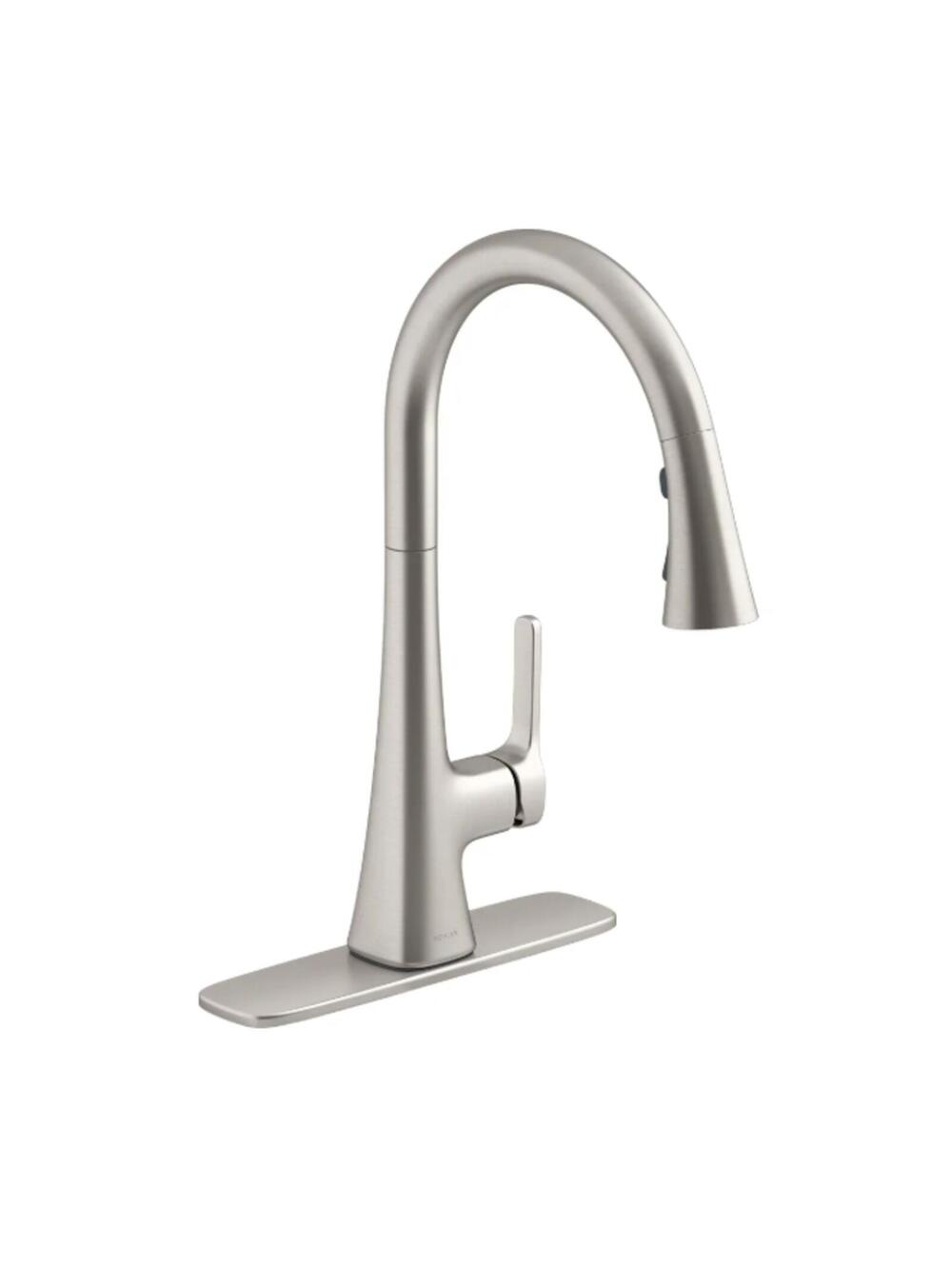 Kohler Guild Pull-down Kitchen Sink Faucet 3-funct Sprayhead